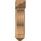 Ekena Millwork Funston Arts and Crafts Rough Sawn Bracket w/ Offset Brace, Western Red Cedar, 8"W x 22"D x 34"H BKT0806X22X34FST03RWR - alternate 2